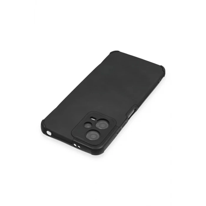 Newface Xiaomi Redmi Note 12 5G Kılıf Loop Deri Silikon - Siyah