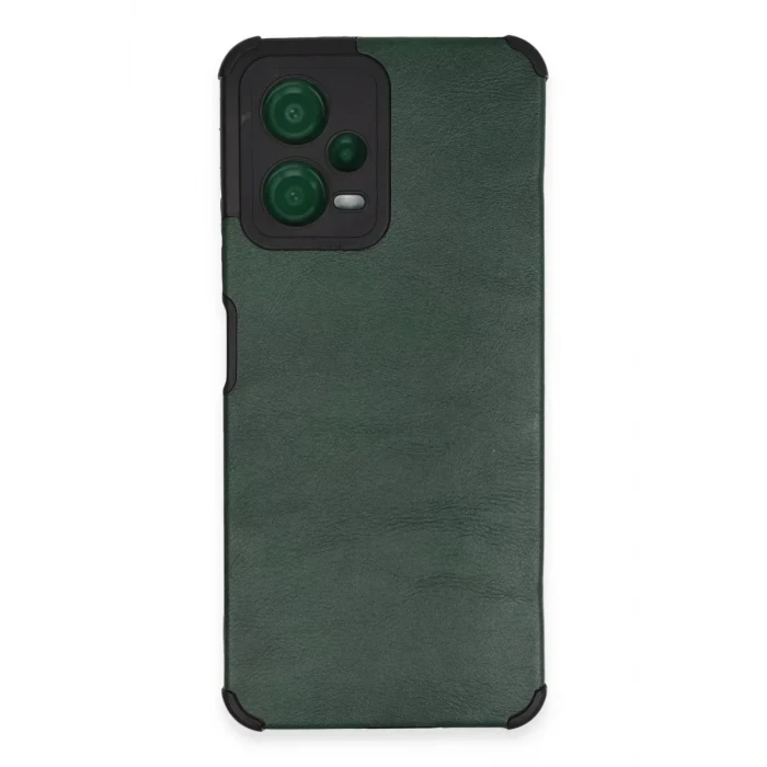 Newface Xiaomi Redmi Note 12 5G Kılıf Loop Deri Silikon - Yeşil