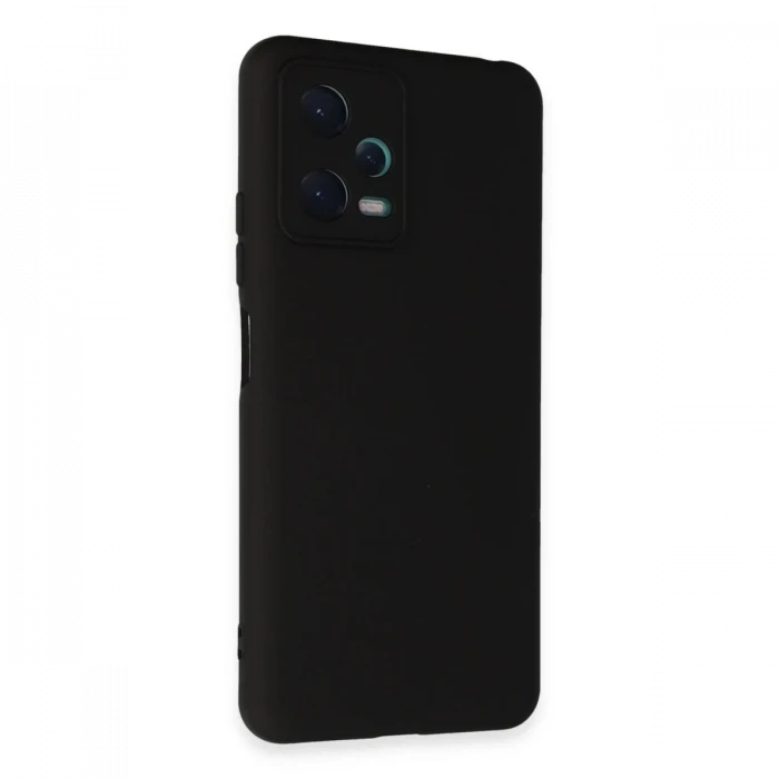 Newface Xiaomi Redmi Note 12 5G Kılıf Nano içi Kadife Silikon - Siyah
