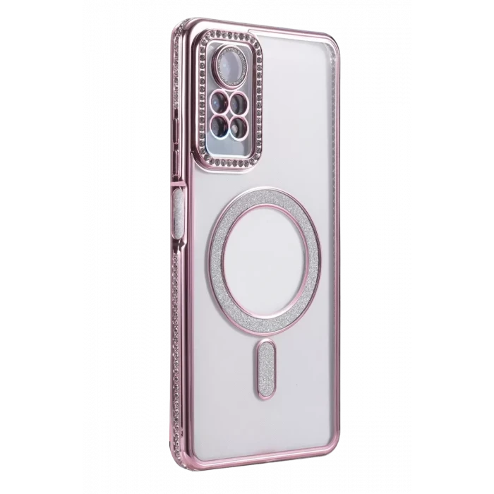 Newface Xiaomi Redmi Note 12 Pro 4G Joke Simli Magneticsafe Kılıf - Pembe