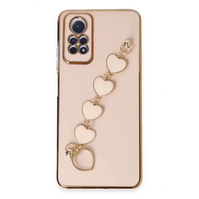 Newface Xiaomi Redmi Note 12 Pro 4G Kılıf Esila Silikon - Pudra
