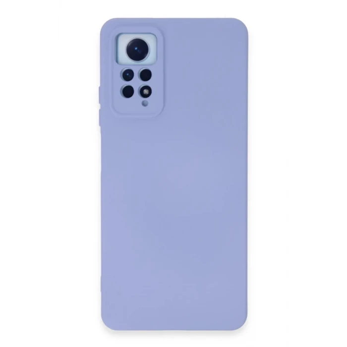 Newface Xiaomi Redmi Note 12 Pro 4G Kılıf Nano içi Kadife Silikon - Lila