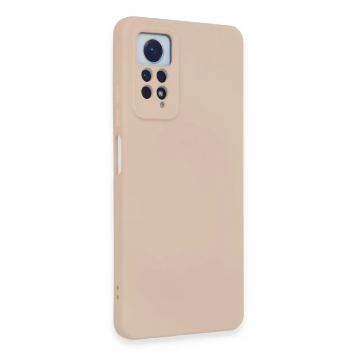 Newface Xiaomi Redmi Note 12 Pro 4G Kılıf Nano içi Kadife Silikon - Pudra