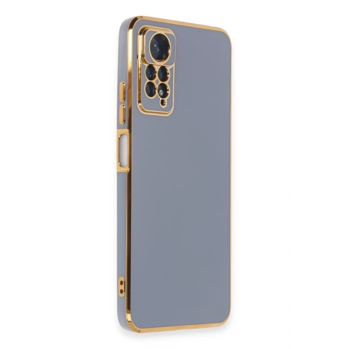 Newface Xiaomi Redmi Note 12 Pro 4G Kılıf Volet Silikon - Mavi