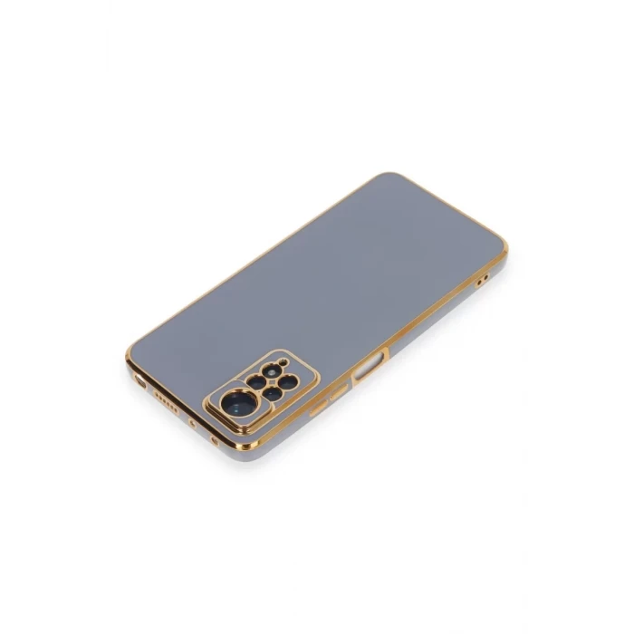 Newface Xiaomi Redmi Note 12 Pro 4G Kılıf Volet Silikon - Mavi