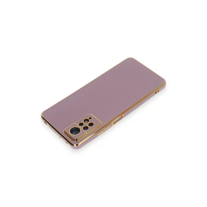 Newface Xiaomi Redmi Note 12 Pro 4G Kılıf Volet Silikon - Mor