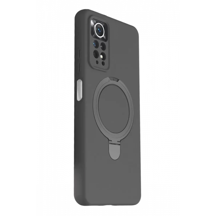 Newface Xiaomi Redmi Note 12 Pro 4G Regal Magsafe Standlı Kapak - Titan Gri