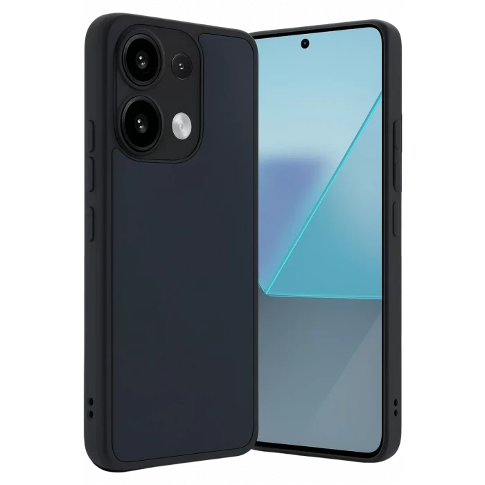 Newface Xiaomi Redmi Note 13 4G Kılıf Aras Deri Kapak - Lacivert