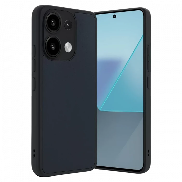 Newface Xiaomi Redmi Note 13 4G Kılıf Aras Deri Kapak - Lacivert