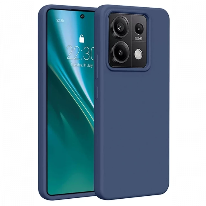 Newface Xiaomi Redmi Note 13 4G Kılıf First Silikon - Lacivert