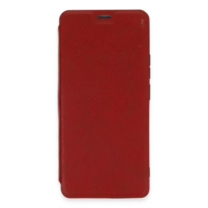 Newface Xiaomi Redmi Note 13 4G Kılıf Flip Cover - Kırmızı