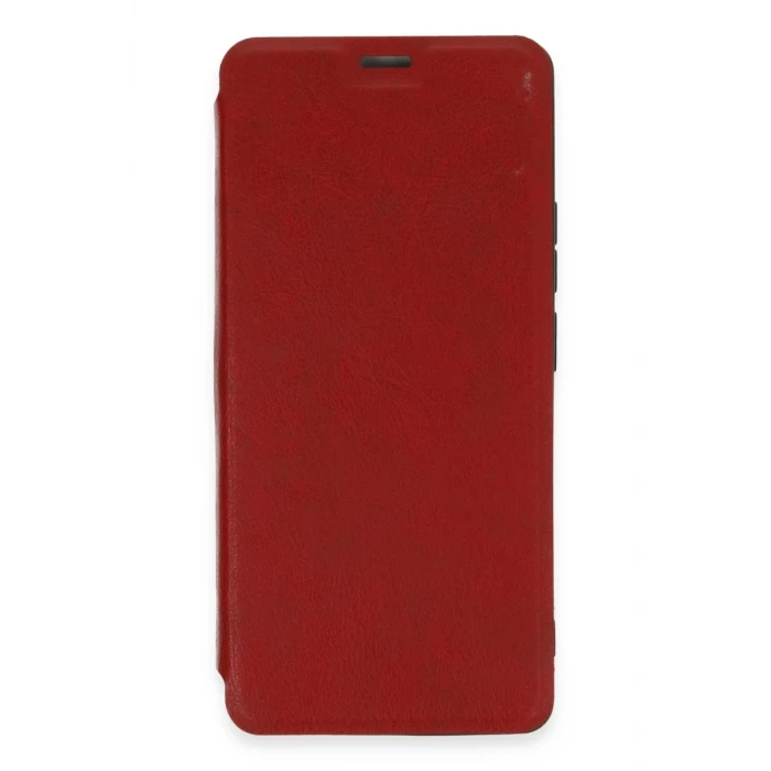 Newface Xiaomi Redmi Note 13 4G Kılıf Flip Cover - Kırmızı