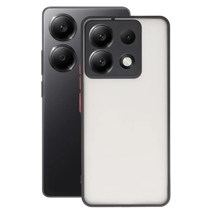 Newface Xiaomi Redmi Note 13 5G Kılıf Montreal Silikon Kapak - Siyah