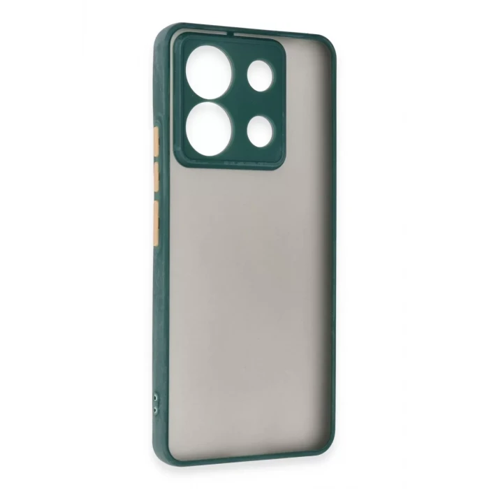 Newface Xiaomi Redmi Note 13 5G Kılıf Montreal Silikon Kapak - Yeşil