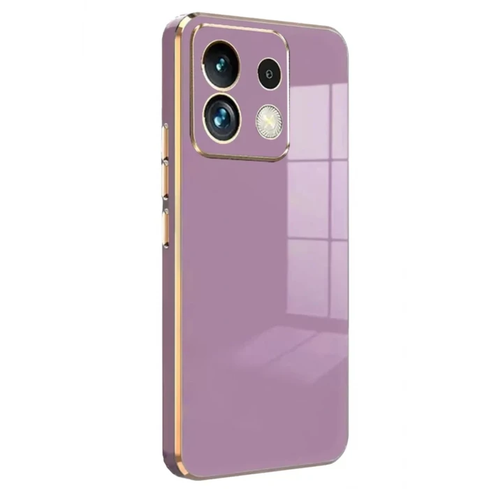Newface Xiaomi Redmi Note 13 5G Kılıf Volet Silikon - Mor