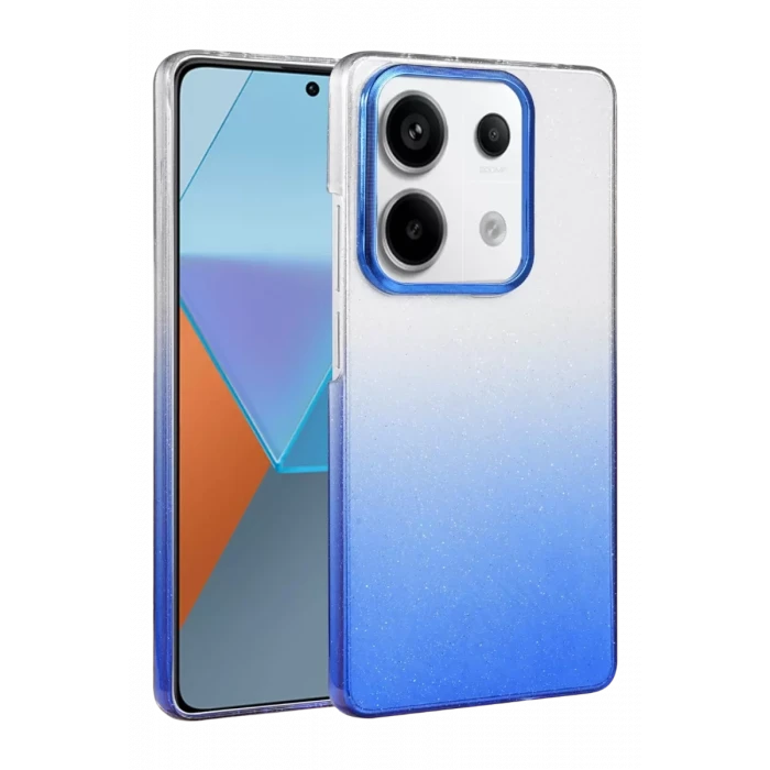 Newface Xiaomi Redmi Note 13 Pro 4G Glossy Kapak - Mavi