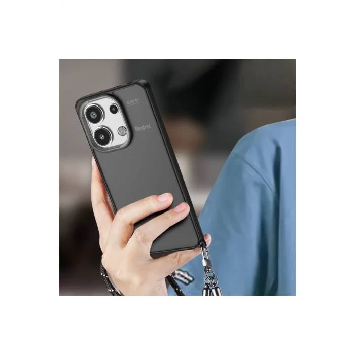 Newface Xiaomi Redmi Note 13 Pro 4G Kılıf Elegant Kapak - Açık Mavi