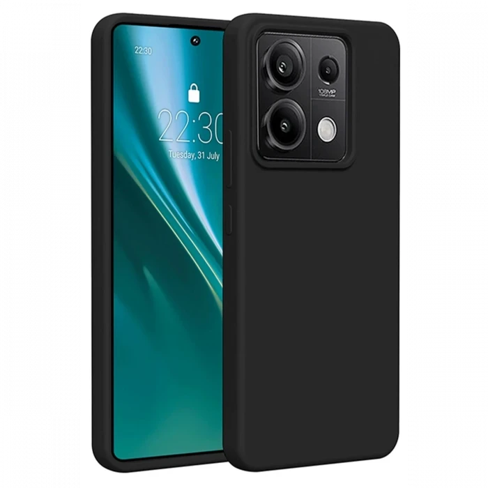 Newface Xiaomi Redmi Note 13 Pro 4G Kılıf First Silikon - Siyah
