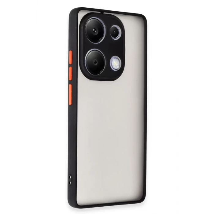 Newface Xiaomi Redmi Note 13 Pro 4G Kılıf Montreal Silikon Kapak - Siyah