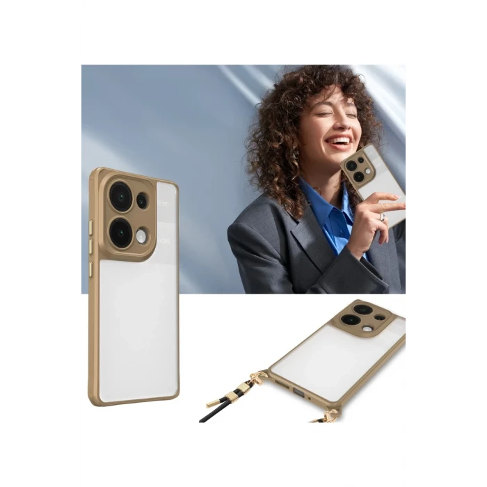 Newface Xiaomi Redmi Note 13 Pro 4G Kılıf Penta Silikon Kılıf - Titan Gri