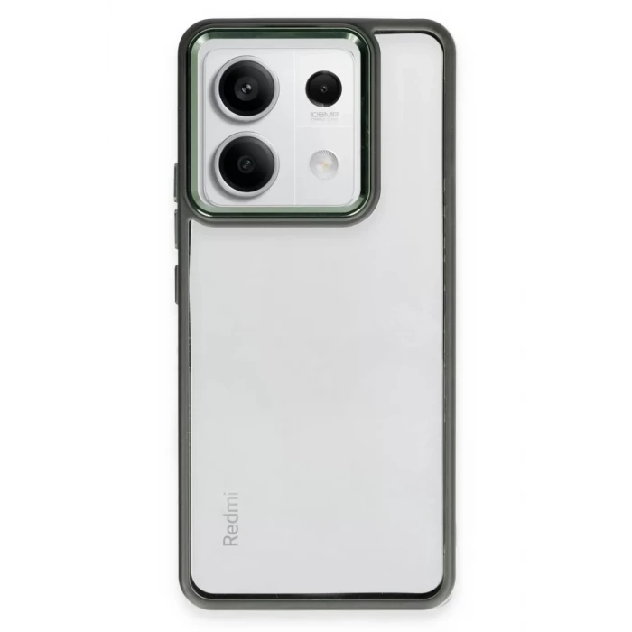Newface Xiaomi Redmi Note 13 Pro 4G Kılıf Power Silikon - Koyu Yeşil