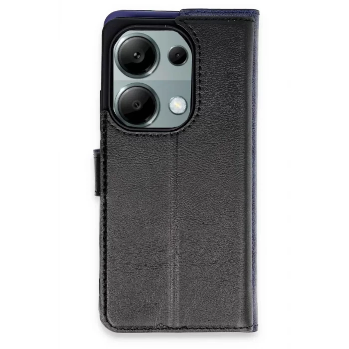 Newface Xiaomi Redmi Note 13 Pro 4G Kılıf Trend S Plus Kapaklı Kılıf - Siyah