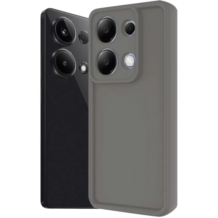 Newface Xiaomi Redmi Note 13 Pro 4G Kılıf Viera Silikon - Gri