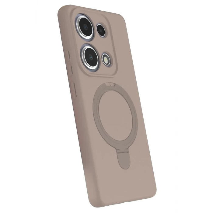 Newface Xiaomi Redmi Note 13 Pro 4G Regal Magsafe Standlı Kapak - Çöl Titanyum