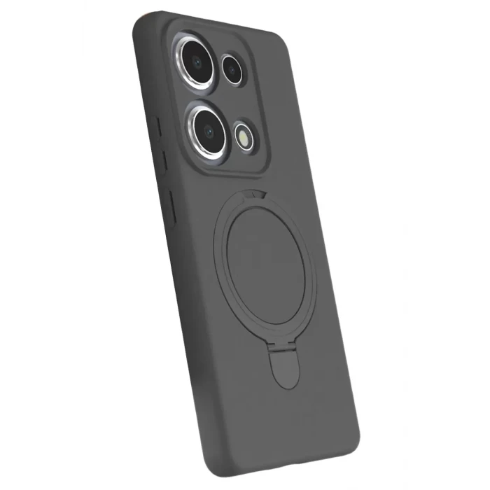Newface Xiaomi Redmi Note 13 Pro 4G Regal Magsafe Standlı Kapak - Titan Gri