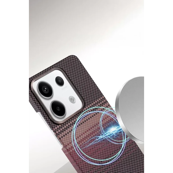 Newface Xiaomi Redmi Note 13 Pro 4G Vega Magsafe Kapak - Siyah