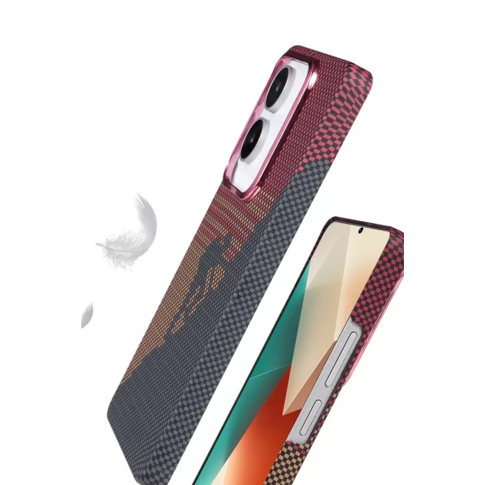 Newface Xiaomi Redmi Note 13 Pro 4G Vega Magsafe Kapak - Siyah
