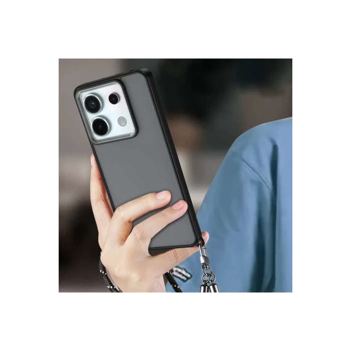 Newface Xiaomi Redmi Note 13 Pro 5G Kılıf Elegant Kapak - Açık Mavi