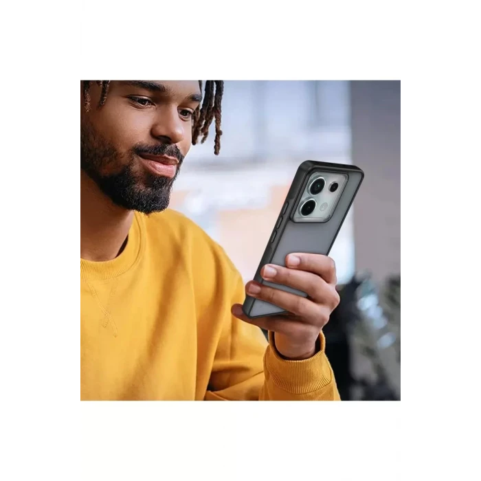 Newface Xiaomi Redmi Note 13 Pro 5G Kılıf Elegant Kapak - Açık Mavi