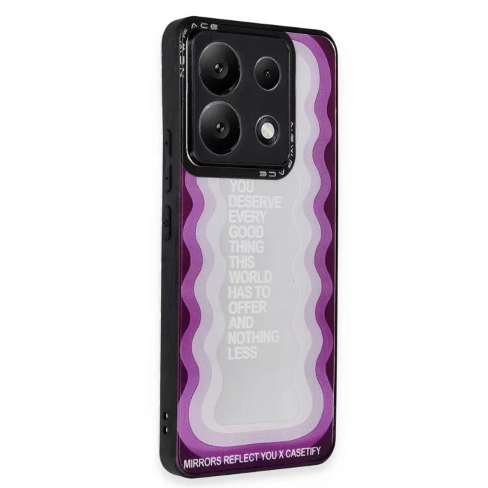 Newface Xiaomi Redmi Note 13 Pro 5G Kılıf Mirror Desenli Kapak - Mirror - 5