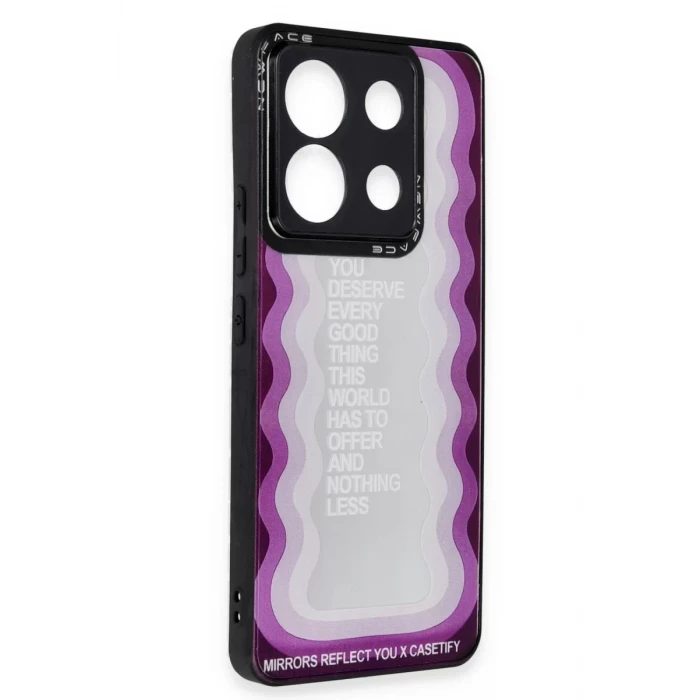 Newface Xiaomi Redmi Note 13 Pro 5G Kılıf Mirror Desenli Kapak - Mirror - 5