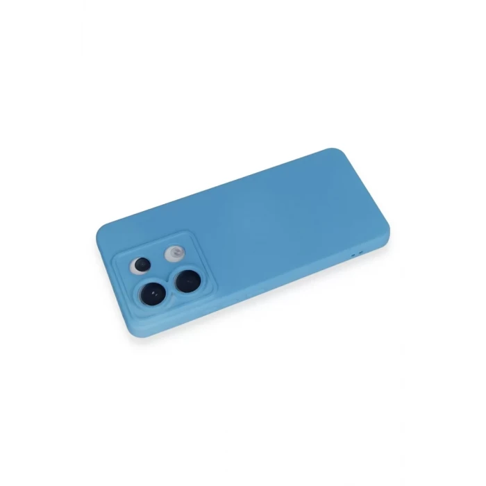 Newface Xiaomi Redmi Note 13 Pro 5G Kılıf Nano içi Kadife Silikon - Mavi