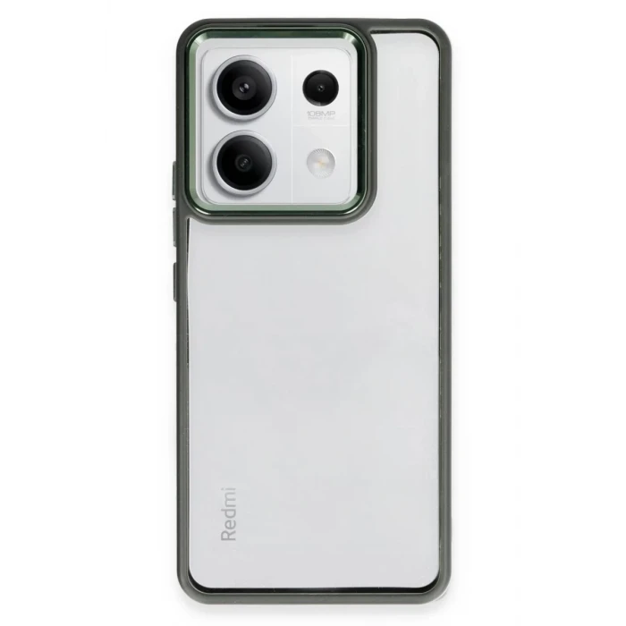 Newface Xiaomi Redmi Note 13 Pro 5G Kılıf Power Silikon - Koyu Yeşil