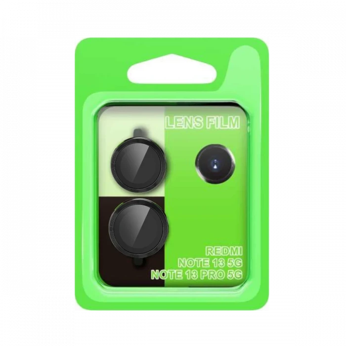Newface Xiaomi Redmi Note 13 Pro 5G Raze Metal Kamera Lens - Siyah