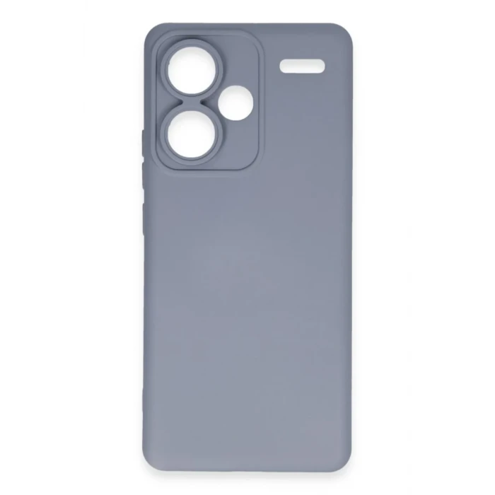Newface Xiaomi Redmi Note 13 Pro Plus Kılıf Nano içi Kadife Silikon - Gri