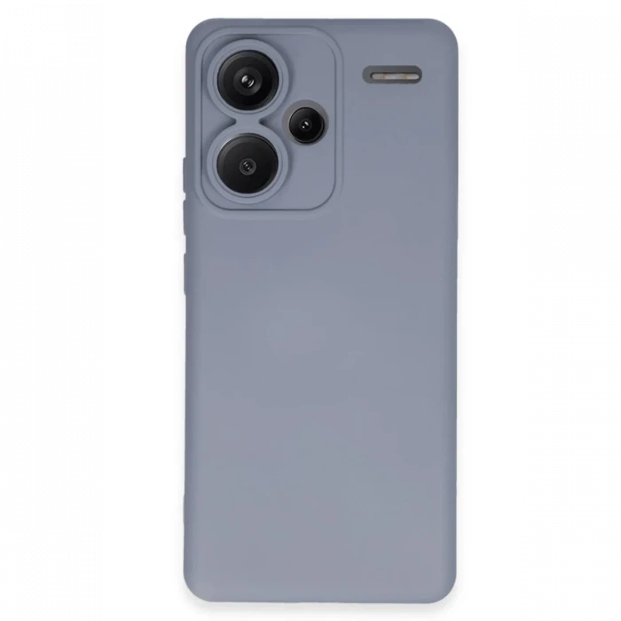 Newface Xiaomi Redmi Note 13 Pro Plus Kılıf Nano içi Kadife Silikon - Gri