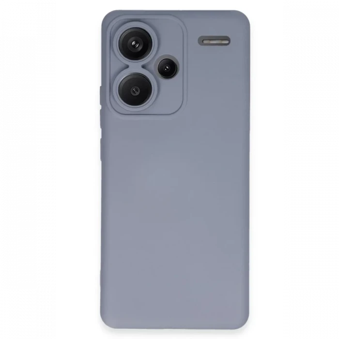 Newface Xiaomi Redmi Note 13 Pro Plus Kılıf Nano içi Kadife Silikon - Gri