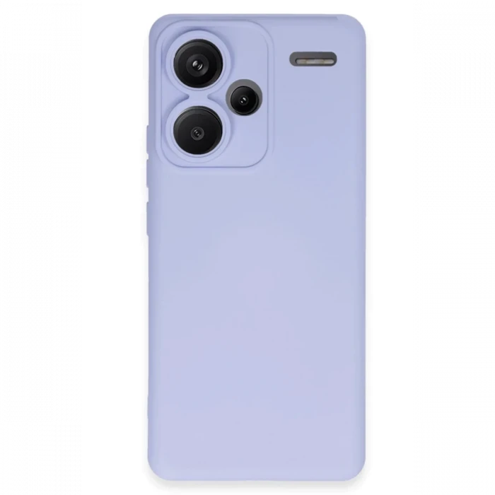 Newface Xiaomi Redmi Note 13 Pro Plus Kılıf Nano içi Kadife Silikon - Lila