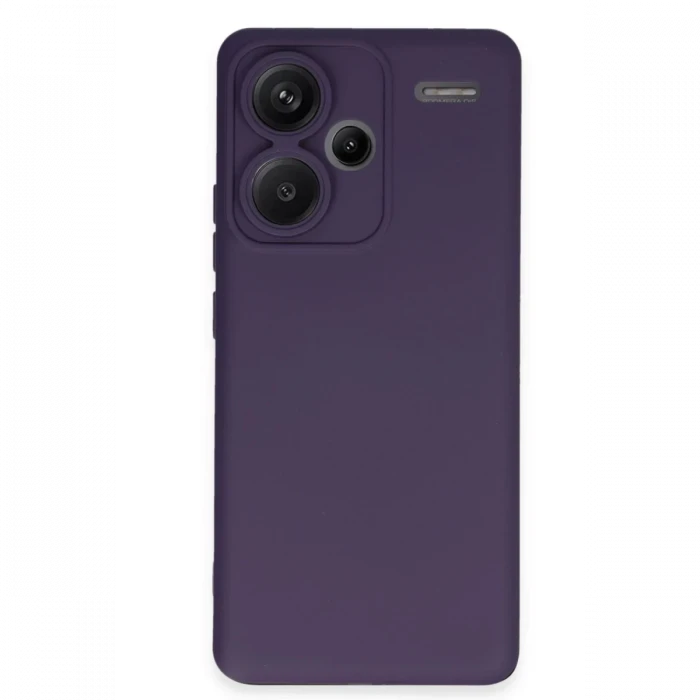 Newface Xiaomi Redmi Note 13 Pro Plus Kılıf Nano içi Kadife Silikon - Mor
