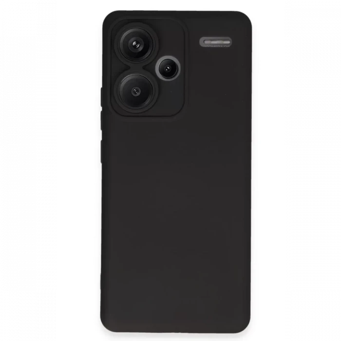 Newface Xiaomi Redmi Note 13 Pro Plus Kılıf Nano içi Kadife Silikon - Siyah