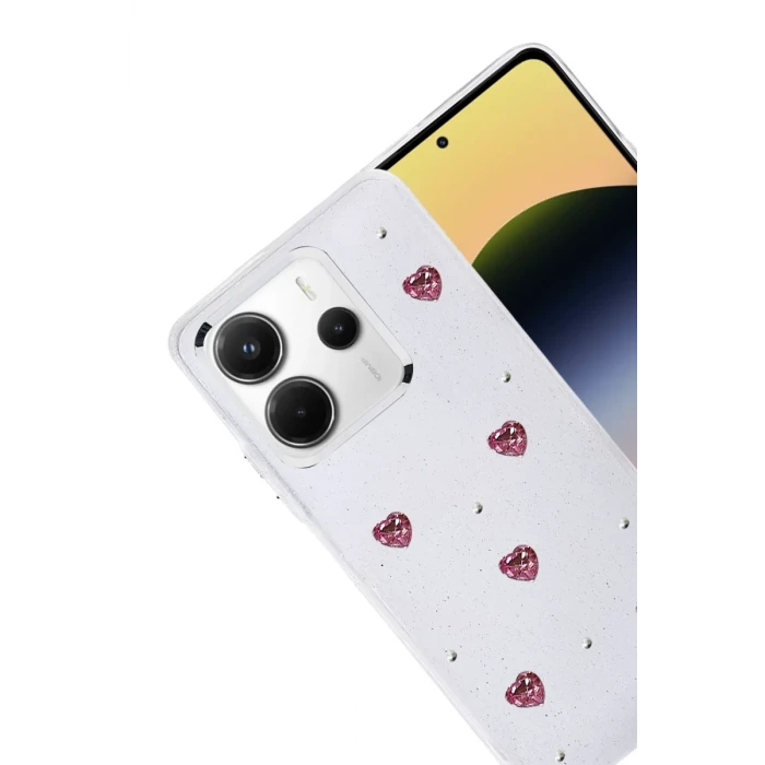 Newface Xiaomi Redmi Note 14 4G Fiyonk Desenli Kapak - Desen 3