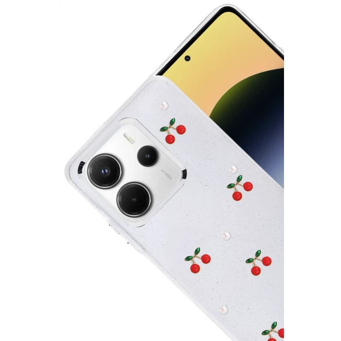 Newface Xiaomi Redmi Note 14 4G Fiyonk Desenli Kapak - Desen 9