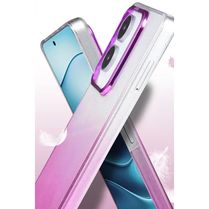 Newface Xiaomi Redmi Note 14 4G Glossy Kapak - Mavi