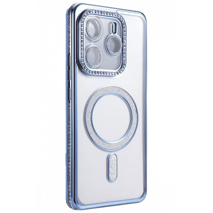 Newface Xiaomi Redmi Note 14 4G Joke Simli Magneticsafe Kılıf - Mavi