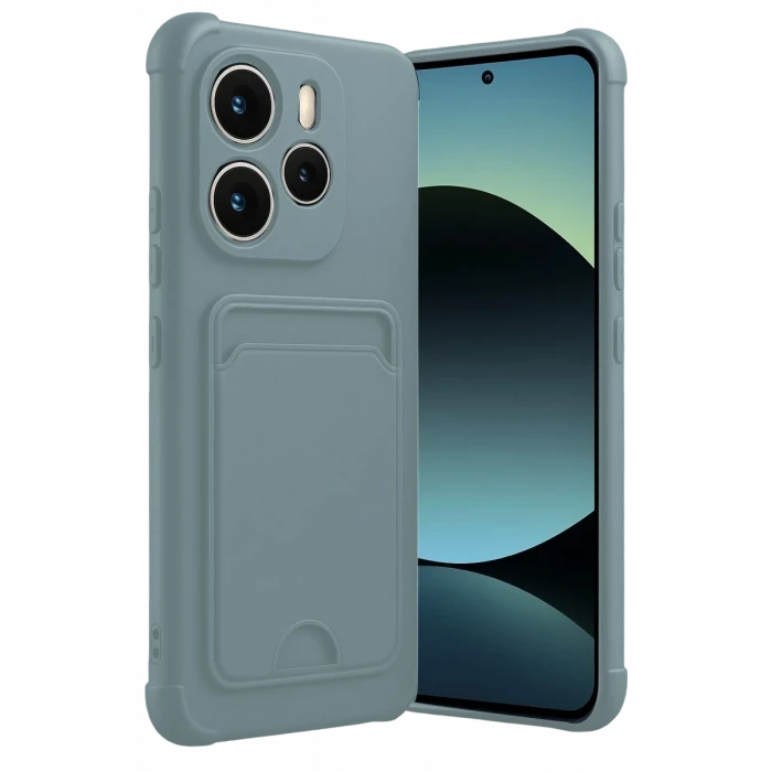 Newface Xiaomi Redmi Note 14 4G Kelvin Kartvizitli Silikon - Açık Yeşil