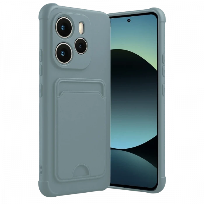 Newface Xiaomi Redmi Note 14 4G Kelvin Kartvizitli Silikon - Açık Yeşil